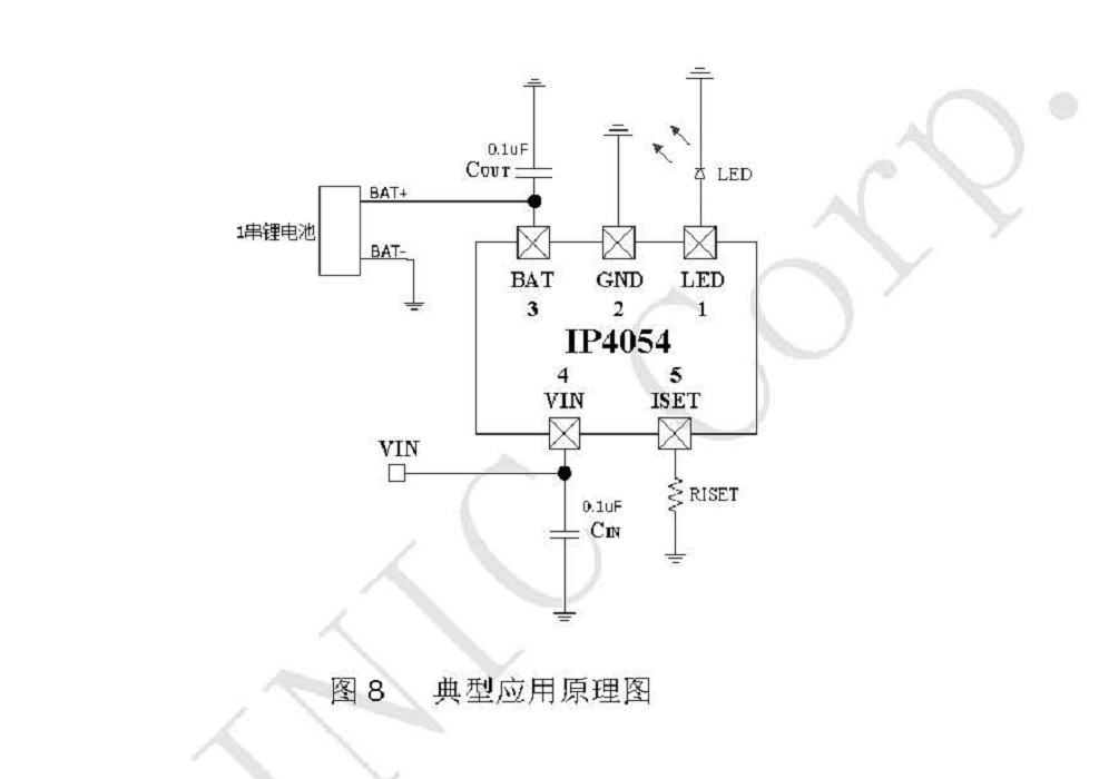 供应英集芯 IP4054V 锂电池充电管理芯片