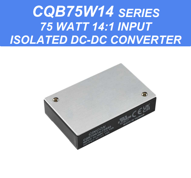 ӦCINCON DC/DCԴģCQB75W14-72S54 CQB75W14-72S28  CQB75W14-72S15