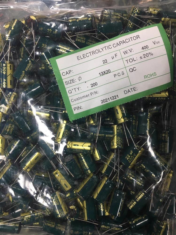  400V22UF 13*20