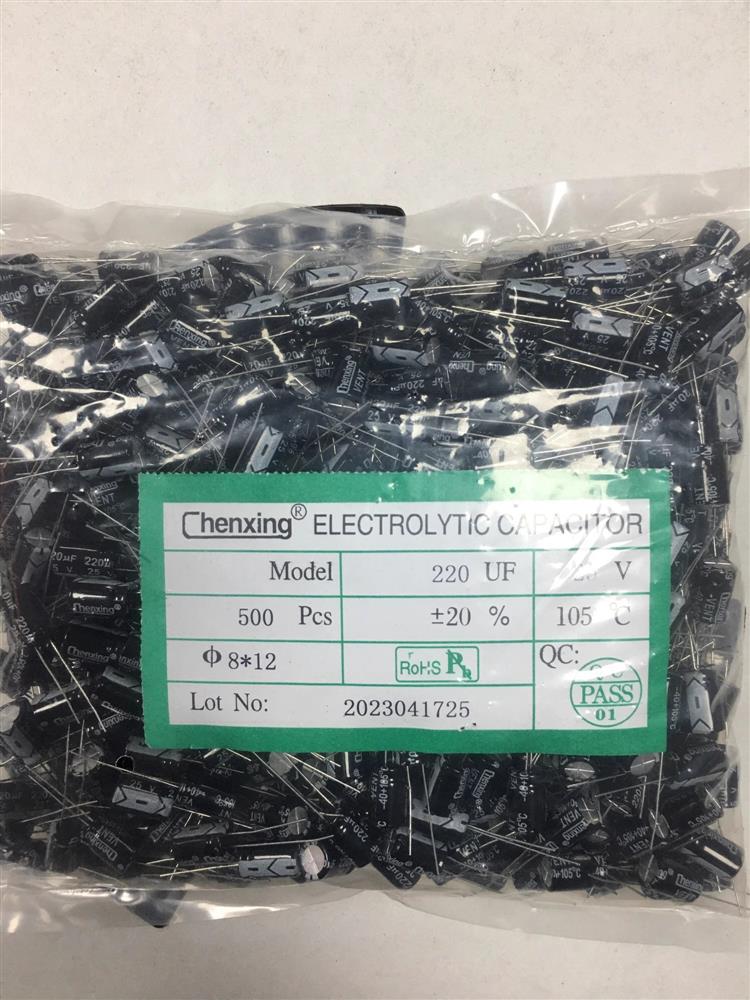  25V220UF 8*12