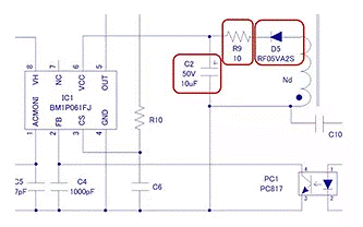 绝缘型反激式转换器电路设计之主要部件的选定－IC的VCC相关