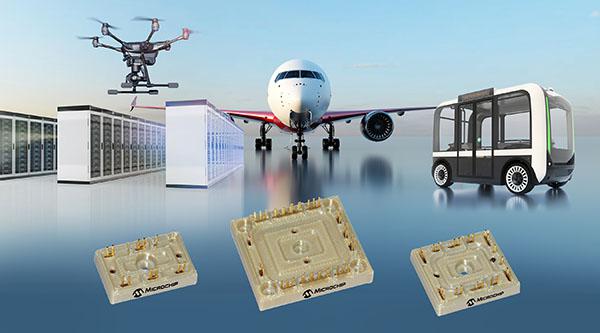 Microchip推出首款通过航空航天的无基座电源模块产品系列，提高飞机电气系统效率